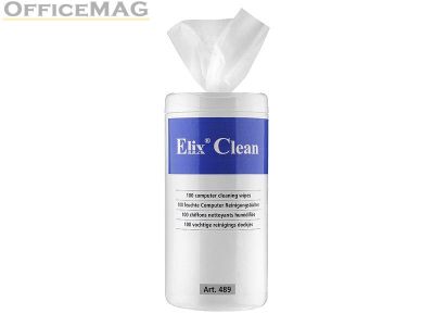 Мокри кърпи за офис техника Elix Clean 100 бр.