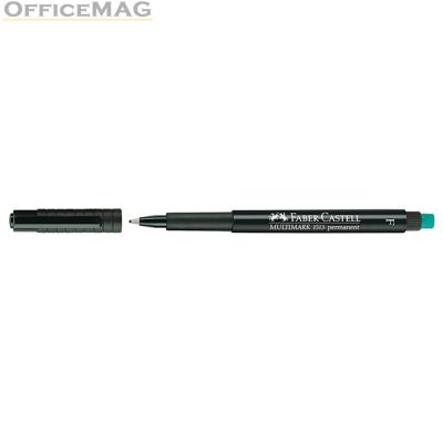 Универсален перманентен OHP маркер Faber-Castell 1513 F 0.6 mm Черен