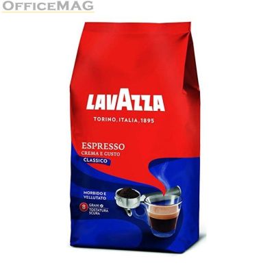 Кафе Lavazza Crema e Gusto Classico, на зърна, 1 kg