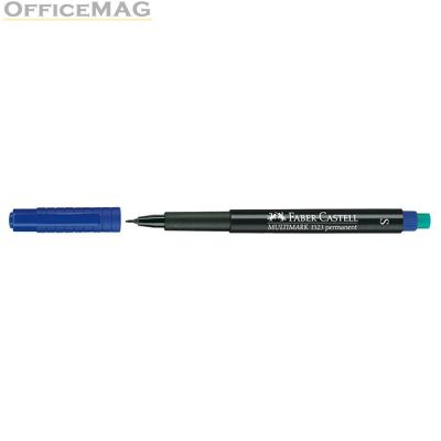 Универсален перманентен OHP маркер Faber-Castell 1523 S 0.4 mm Син