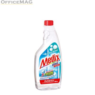 Почистващ препарат за прозорци Medix Glass Пълнител 500 ml Cotton Breeze