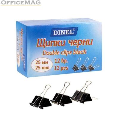 Щипки Dinel 25 mm 12 бр.