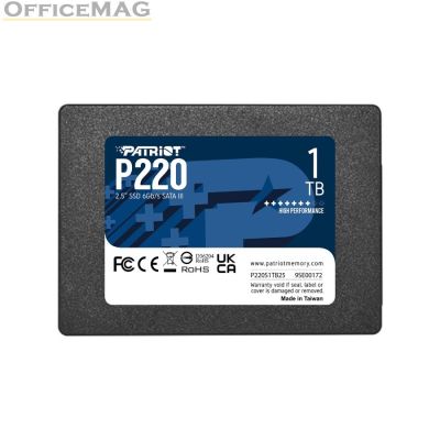 Твърд диск Patriot P220 1TB SATA3 2.5