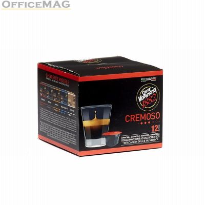 Кафе капсула Vergnano Coffee Cremoso 12 бр., съвместими с Dolce Gusto