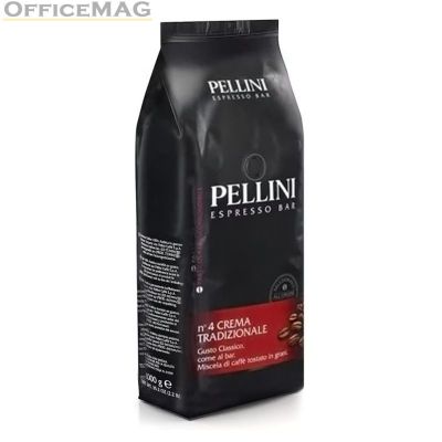 Кафе Pellini  N4 Crema Tradizionale, на зърна, 1 kg