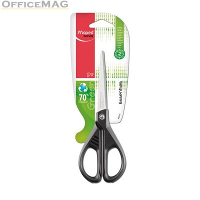 Ножица Maped Essentials Green Пластмасови дръжки, 17 cm (6 3/4“)