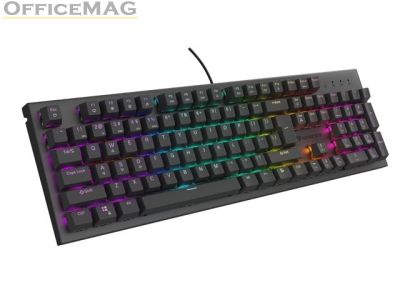 Клавиатура Genesis Mechanical Gaming Keyboard Thor 303 RGB Backlight Brown Switch US Layout Black