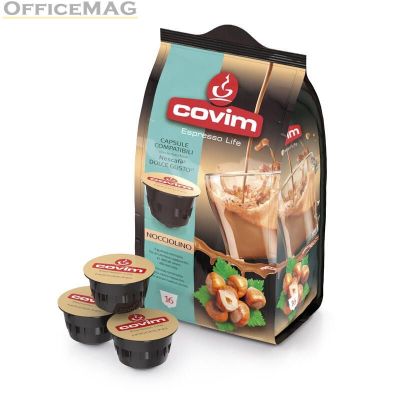 Кафе капсула Covim Nocciolino 16 бр., съвместими с Dolce Gusto