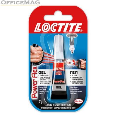 Лепило Loctite Super Bond Power Flex Gel Моментно 2 g в блистер