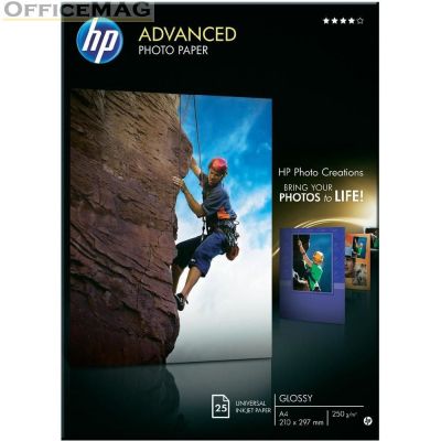 Хартия HP Advanced Glossy Photo Paper-25 sht/A4/210 x 297 mm