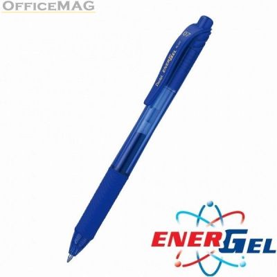 Автоматична гел химикалка Pentel EnerGel BL107 0.7 mm син