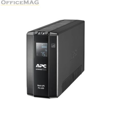 Непрекъсваем ТЗИ APC Back UPS Pro BR 650VA, 6 Outlets, AVR, LCD Interface