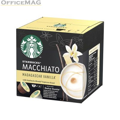 Кафе капсула Starbucks Vanilla Macchiato 12 бр., съвместими с Dolce Gusto