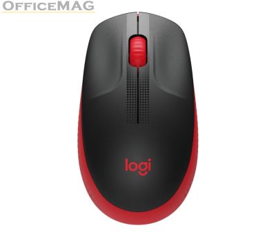 Мишка Logitech M190 Full-size wireless mouse - RED - 2.4GHZ - N/A - EMEA - M190