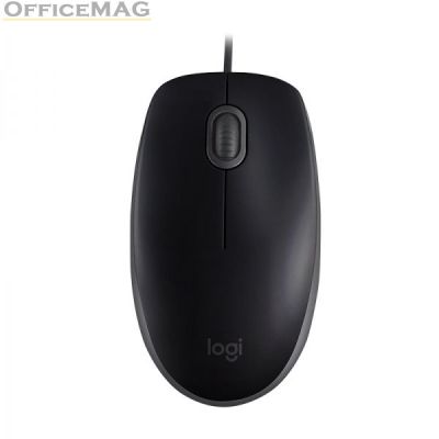 Мишка Logitech B110 Silent - black