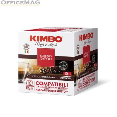 Кафе капсула Kimbo Napoli 16 бр., съвместими с Dolce Gusto