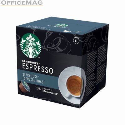 Кафе капсула Starbucks Espresso Roast 12 бр., съвместими с Dolce Gusto