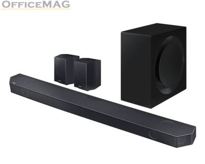 Аудио система Samsung HW-Q990C Soundbar 656 Watts 11.1.4ch, Wireless Dolby Atmos, Q-Symphony, SpaceFit Sound+, Black