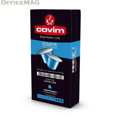 Кафе капсула Covim Alluminium Suave 10 бр., съвместими с Nespresso