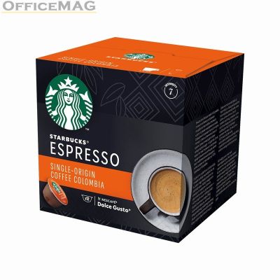 Кафе капсула Starbucks Coffee Colombia 12 бр., съвместими с Dolce Gusto