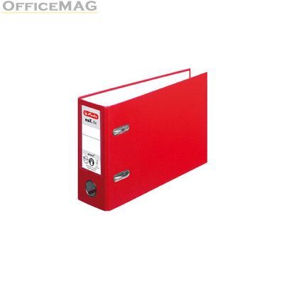 Класьор Herlitz Max File Банков, PP, A5 8 cm Червен