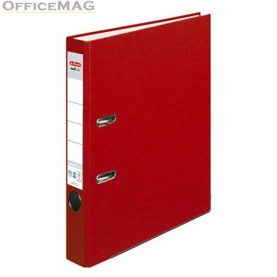 Класьор Herlitz Max PP, метален кант, A4 5 cm Червен