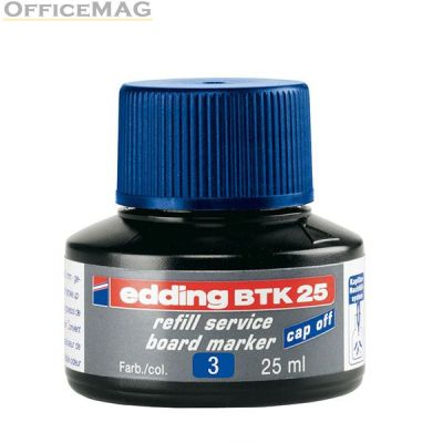 Мастило Edding BTK-25 За маркери за бяла дъска, 25 ml Синьо