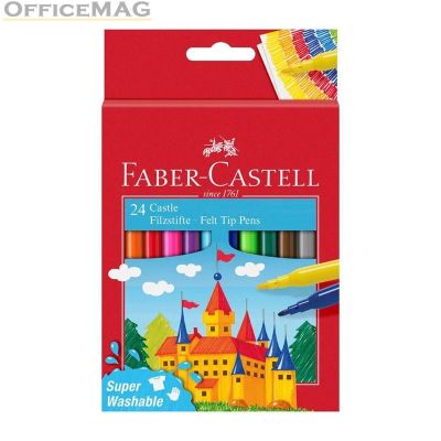 Флумастери Faber-Castell  24 цвята