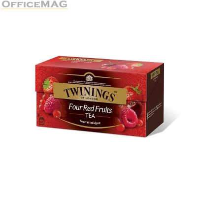 Чай Twinings Черен с четири червени плода