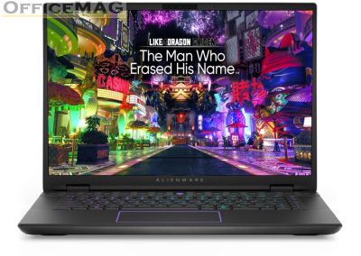 Лаптоп Dell Alienware m16 R2, Intel Core Ultra 7 155 H( 16 cores, 1.40 to 4.80 GHz ), 16.0" QHD+ (2560x1600) 240Hz, 3ms, FHD IR Cam, 16GB,DDR5, 5600MT/s, 1TB SSD, RTX 4060, 8GB GDDR6, Wifi 7, Win11 Pro, Dark Metallic Moon, 3Y PS+Dell Alienware AW920H