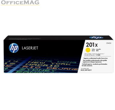 Консуматив HP 201X High Capacity Yellow Original LaserJet Toner Cartridge (CF402X)