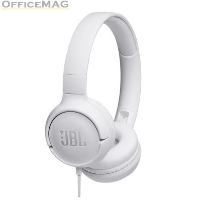 Слушалки JBL T500 WHT HEADPHONES