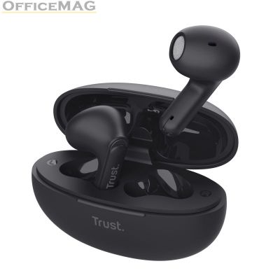 Слушалки TRUST Yavi Bluetooth ENC Earphones Black