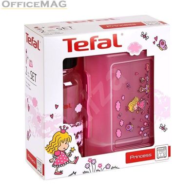 Кутия и бутилка Tefal Tritan Princess Комплект