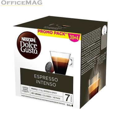 Кафе капсула NESCAFE Dolce Gusto Espresso Intenso 30+4 бр.