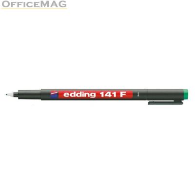 Универсален перманентен OHP маркер Edding 141 F 0.6 mm Зелен