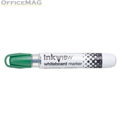 Маркер за бяла дъска Uni InkView PWB-202 Объл връх 1.8-2.2 mm Зелен