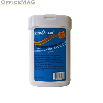 Почистващи кърпи за бяла дъска King Garl 100 бр.