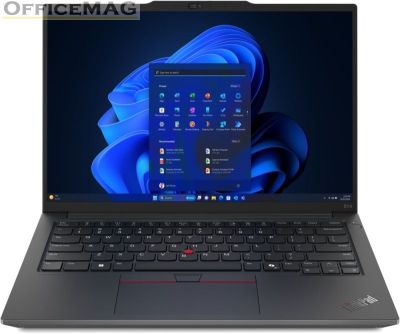 Лаптоп Lenovo ThinkPad E14 G6 AMD Ryzen 7 7735HS (up to 4.75GHz, 16MB L3), 16GB DDR5-4800, 512GB SSD, 14" WUXGA (1920x1200) IPS AG, AMD Radeon 680M Graphics, FHD&IR Cam, Backlit KB, WLAN, BT, 3 cell, FPR, DOS, 3Y Onsite