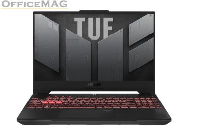 Лаптоп Asus TUF A15 FA507NU-LP116,AMD Ryzen5 7535HS/H,15.6" FHD (1920x1080)144 Hz,16GB DDR5 4800(2*8),1TB M.2 SSD,RTX 4050 4GB GDDR6,Wi-Fi 6(802.11ax),Backlit Chiclet Keyboard 1-Zone RGB, no OS, Graphite Black