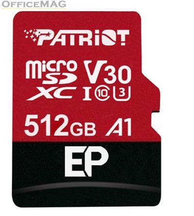 Памет Patriot EP Series 512GB micro SDXC V30