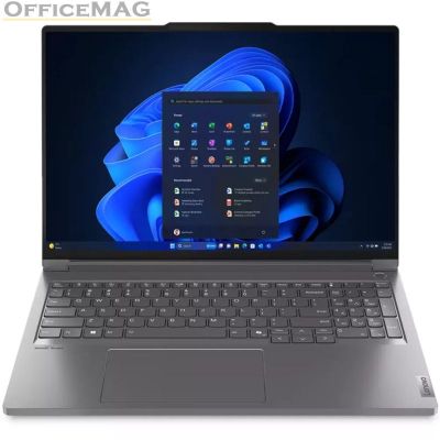 Лаптоп Lenovo ThinkBook 16p G5 Intel Core i7-14650HX (up to 5.2GHz, 30MB), 32GB(16+16) DDR5 5600MHz, 1TB SSD, 16" WQXGA (2560x1600) IPS AG, Color Calibration, Backlit KB, Storm Grey, WLAN, BT, FPR, DOS, 3Y Onsite