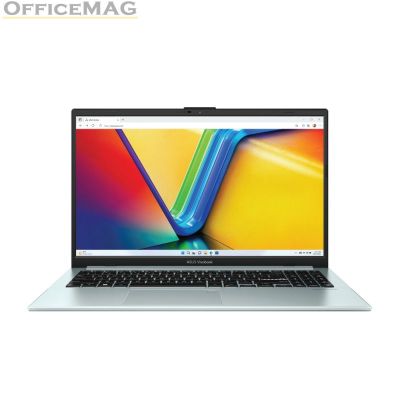 Лаптоп Asus Vivobook Go E1504FA-NJ319, AMD, Ryzen R5-7520U,,15.6" FHD (1920x1080),16GB (on bd) DDR5 , 512GB SSD,  AMD Radeon Graphics,Backlit ,Chiclet Keyboard Without OS, Green