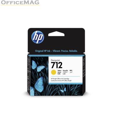 Консуматив HP 712 29-ml Yellow Ink Cartridge