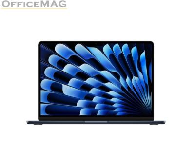 Лаптоп Apple 13-inch MacBook Air: Apple M3 chip with 8-core CPU and 10-core GPU, 24GB, 512GB SSD - Midnight