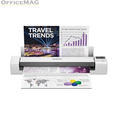 Мобилен скенер Brother DS-940DW Wireless, 2-sided Portable Document Scanner