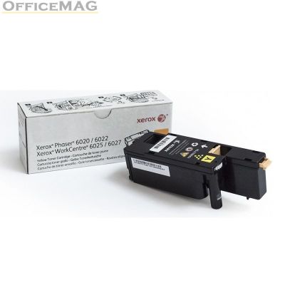 Консуматив Xerox Yellow Toner, Phaser 6020/6022, WorkCentre 6025/6027 (Yield 1000) DMO