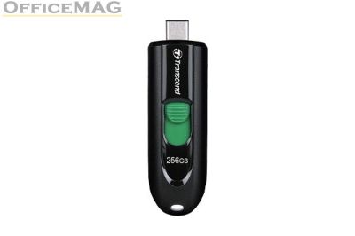 Памет Transcend 256GB, USB3.2, Pen Drive, Type-C, Capless, Black