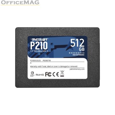 Твърд диск Patriot P210 512GB SATA3 2.5