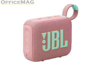 Тонколони JBL GO 4 PINK Ultra-portable waterproof and dustproof Speaker